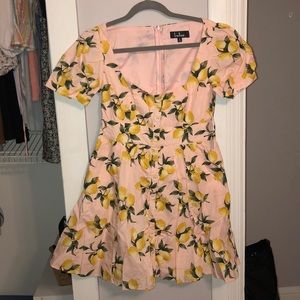 Pink lemon dress